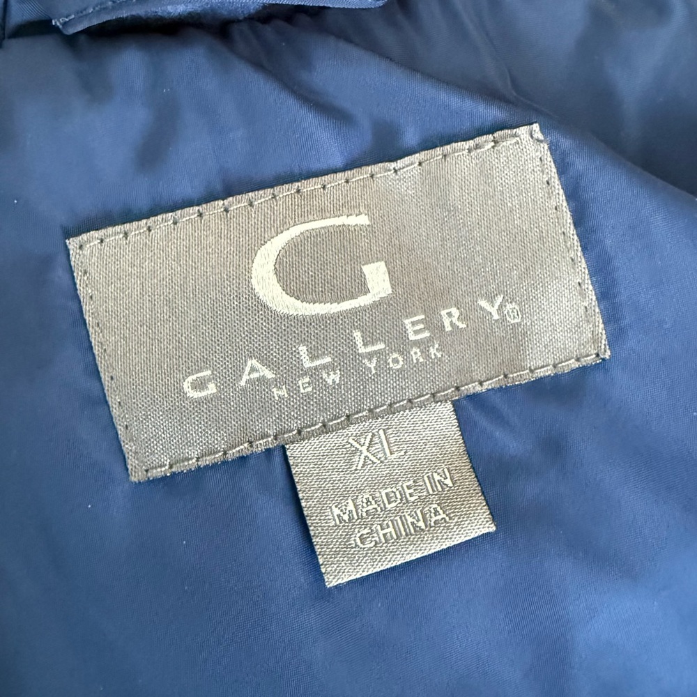 Navy Quilted Jacket - image 3